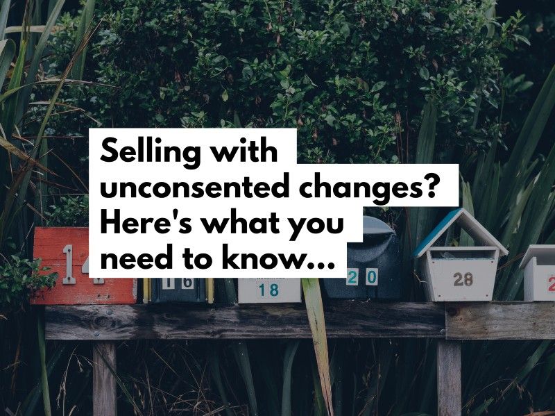 Feature Article 65 - Selling a home with unconsented improvements? Here's what you need to know