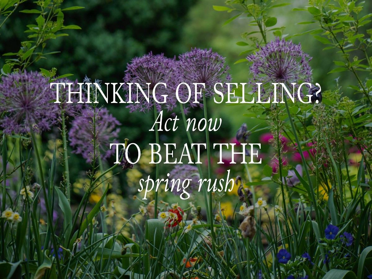 Feature Article - Thinking of selling? Act now to beat the spring rush