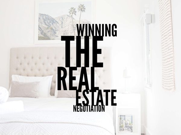 Feature article 36 - Winning the real estate negotiation